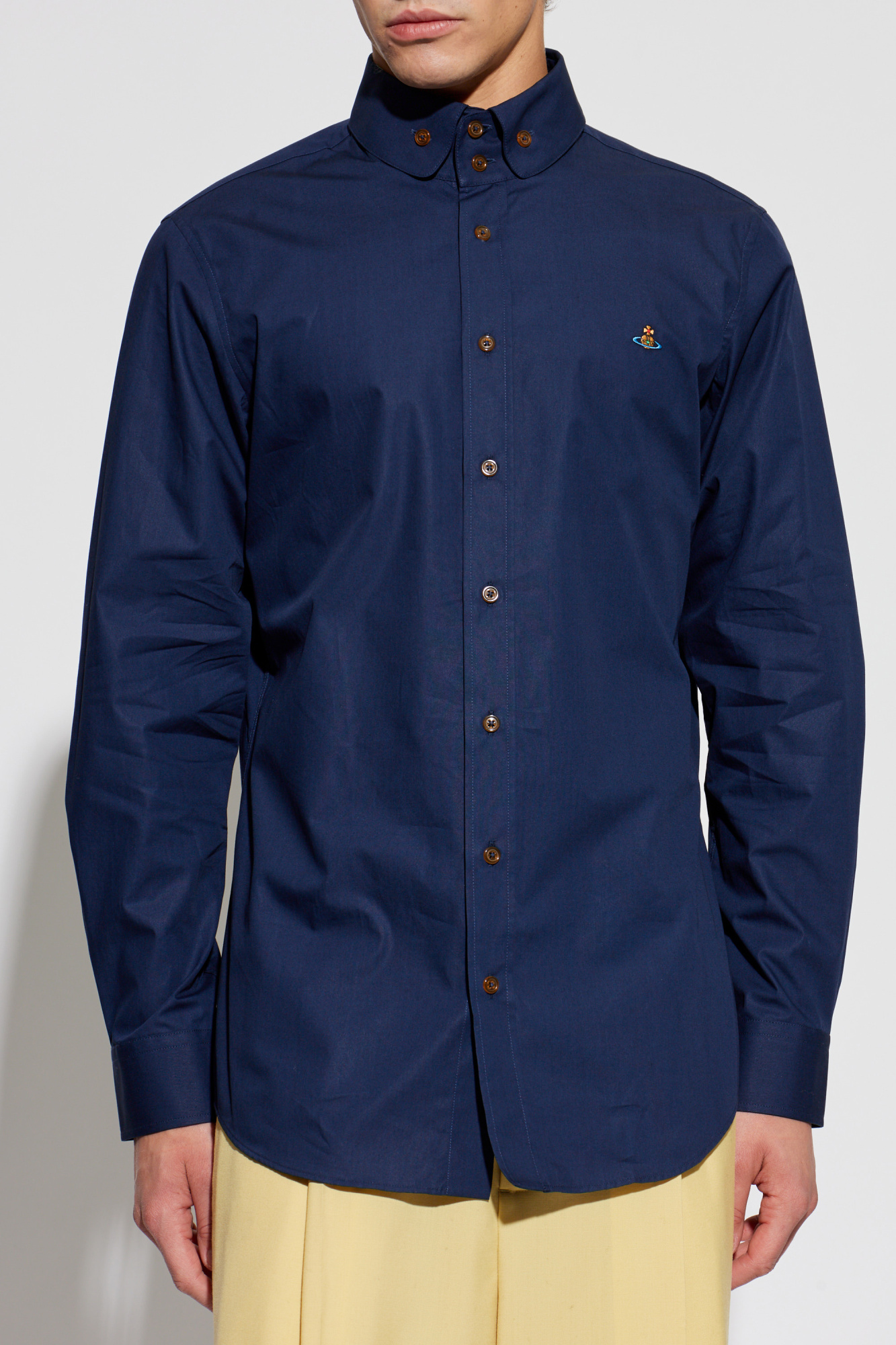 Navy blue Shirt with logo Vivienne Westwood - Vitkac Canada